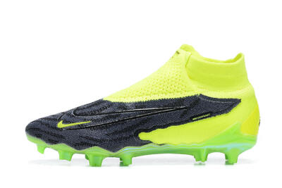 Nike Phantom GX Elite DF FG Firm Ground Soccer Cleats - Black/Green