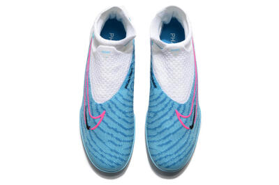 Nike Phantom GX Elite DF TF Artificial Turf Soccer Shoes - Blue/Pink/White
