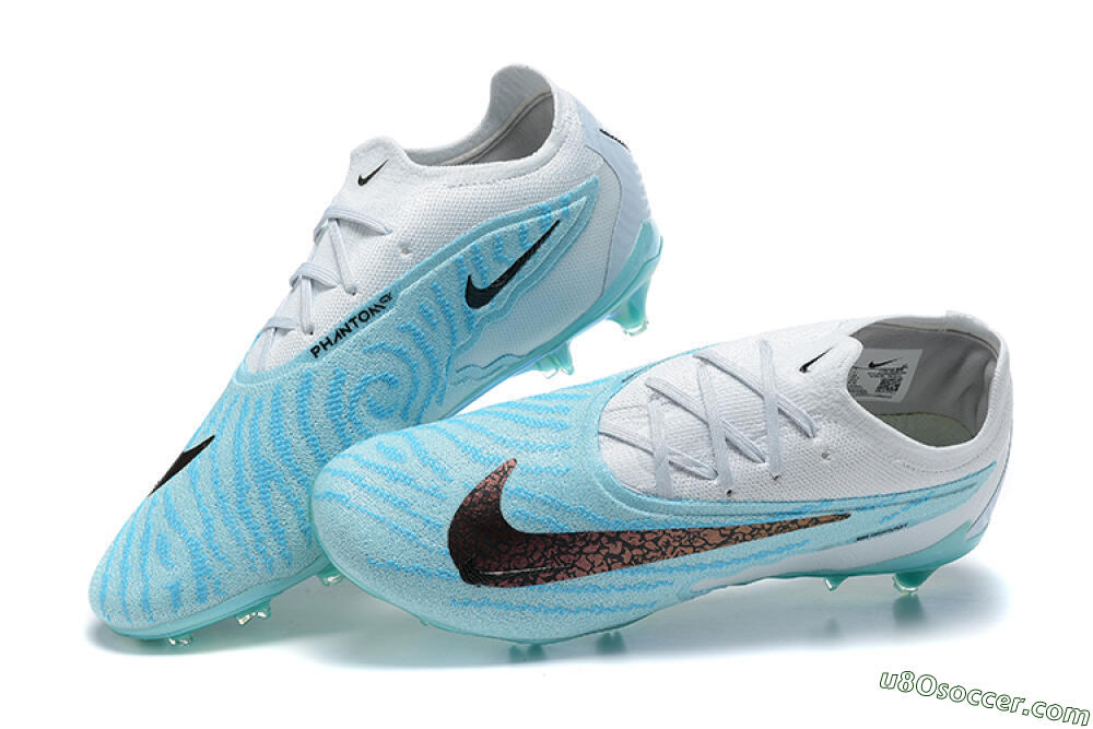 Nike Phantom GX Elite FG Firm Ground Soccer Cleats - Blue/Black/White 5