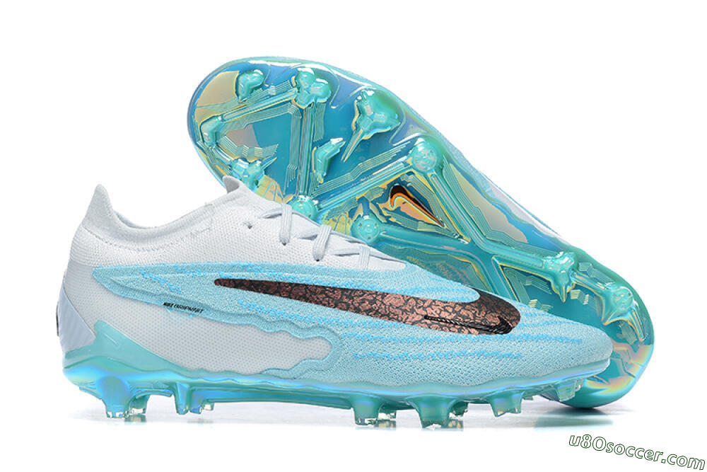 Nike Phantom GX Elite FG Firm Ground Soccer Cleats - Blue/Black/White 1