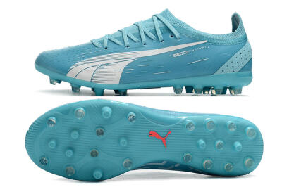 Puma Ultra Ultimate MG Multi Ground Soccer Cleats - Blue/White