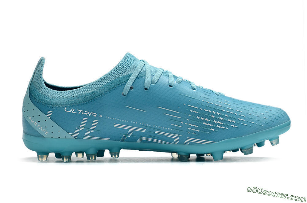 Blue and White MG Multi Ground Soccer Cleats | Ultimate