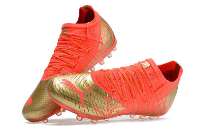 Puma Future Z 1.3 Instinct MG Multi Ground Soccer Cleats - Red/Gold
