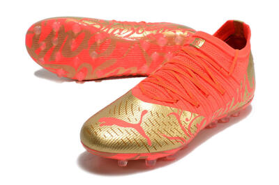 Puma Future Z 1.3 Instinct MG Multi Ground Soccer Cleats - Red/Gold
