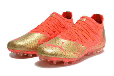 Puma Future Z 1.3 Instinct MG Multi Ground Soccer Cleats - Red/Gold