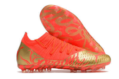 Puma Future Z 1.3 Instinct MG Multi Ground Soccer Cleats - Red/Gold