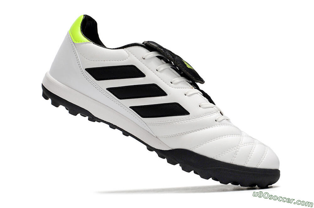 Adidas Copa Gloro TF Artificial Turf Soccer Shoes - White/Black/Green 4