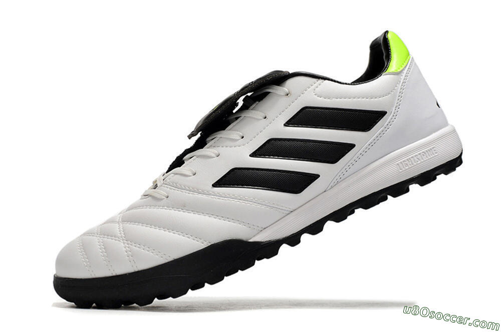 Adidas Copa Gloro TF Artificial Turf Soccer Shoes - White/Black/Green 5