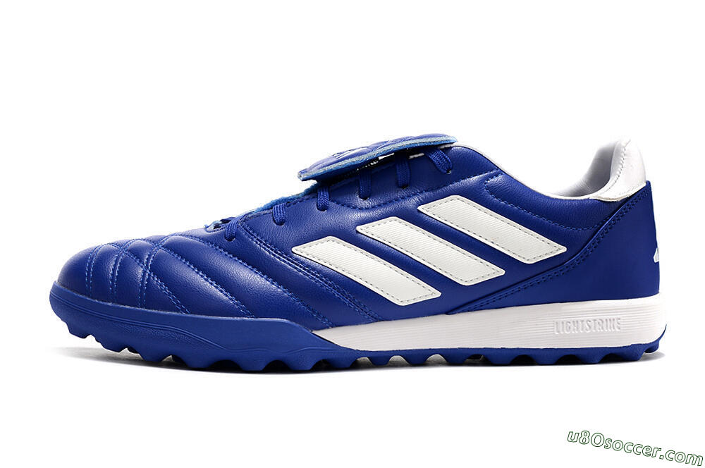 Adidas Copa Gloro TF Artificial Turf Soccer Shoes - Blue/White 2
