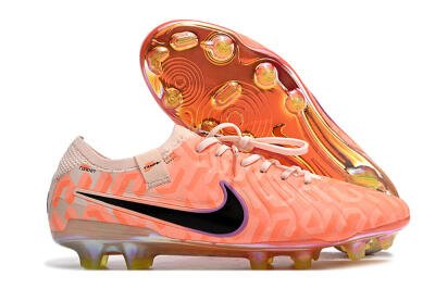 Nike Tiempo Legend 10 Elite FG Firm Ground Soccer Cleats - Pink/Black