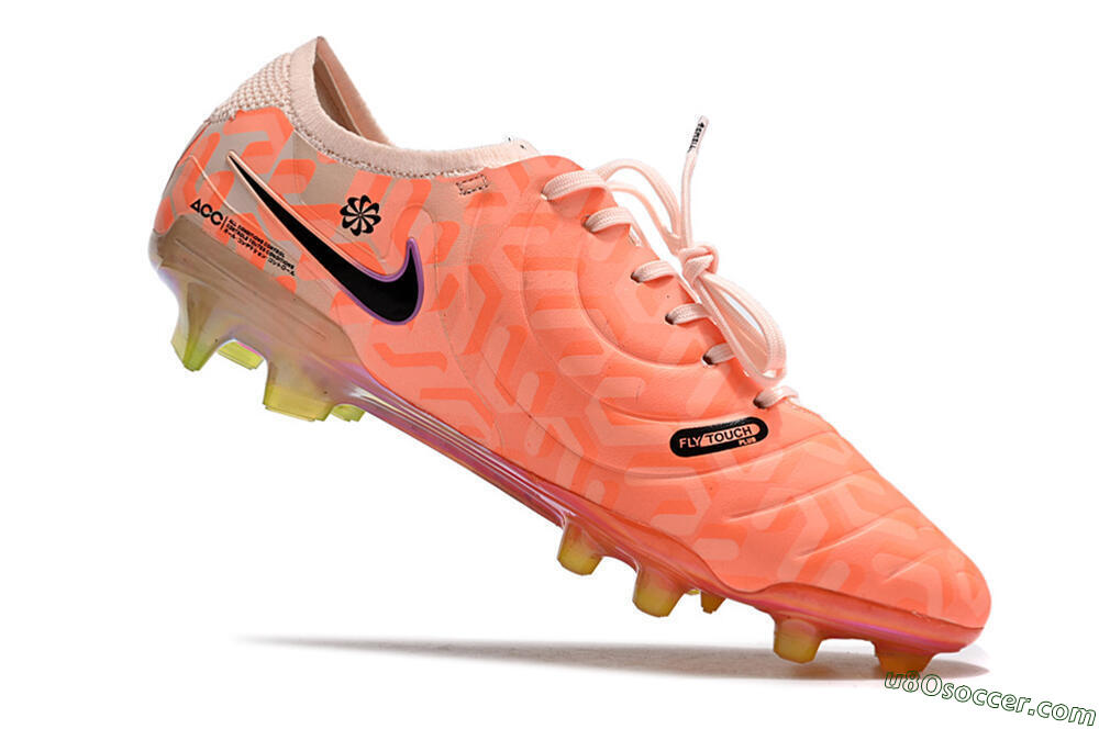 Nike Tiempo Legend 10 Elite FG Firm Ground Soccer Cleats - Pink/Black 4
