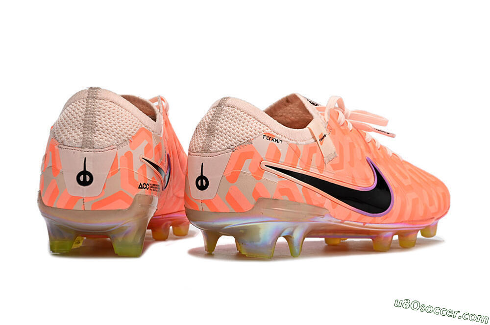 Nike Tiempo Legend 10 Elite FG Firm Ground Soccer Cleats - Pink/Black 6