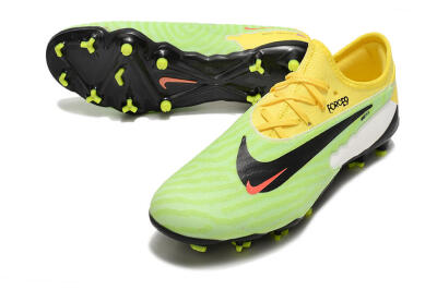 Nike Phantom GX Academy FG Firm Ground Soccer Cleats - Green/Black/White/Yellow