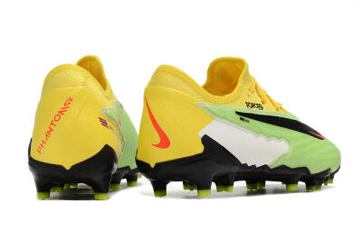 Nike Phantom GX Academy FG Firm Ground Soccer Cleats - Green/Black/White/Yellow