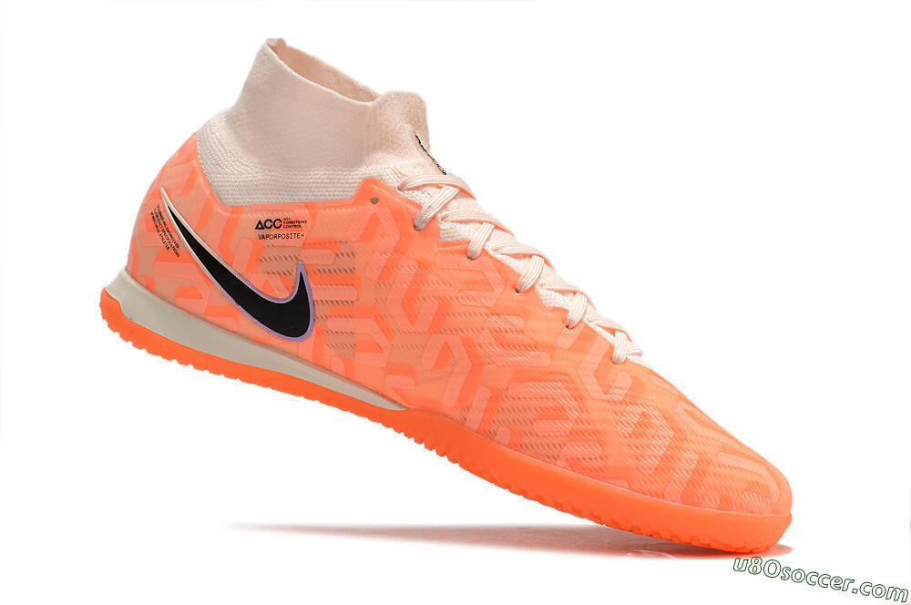 Nike Air Zoom Mercurial Superfly 9 Elite IC Indoor & Futsal Soccer Shoes - Pink/Black/Purple 4