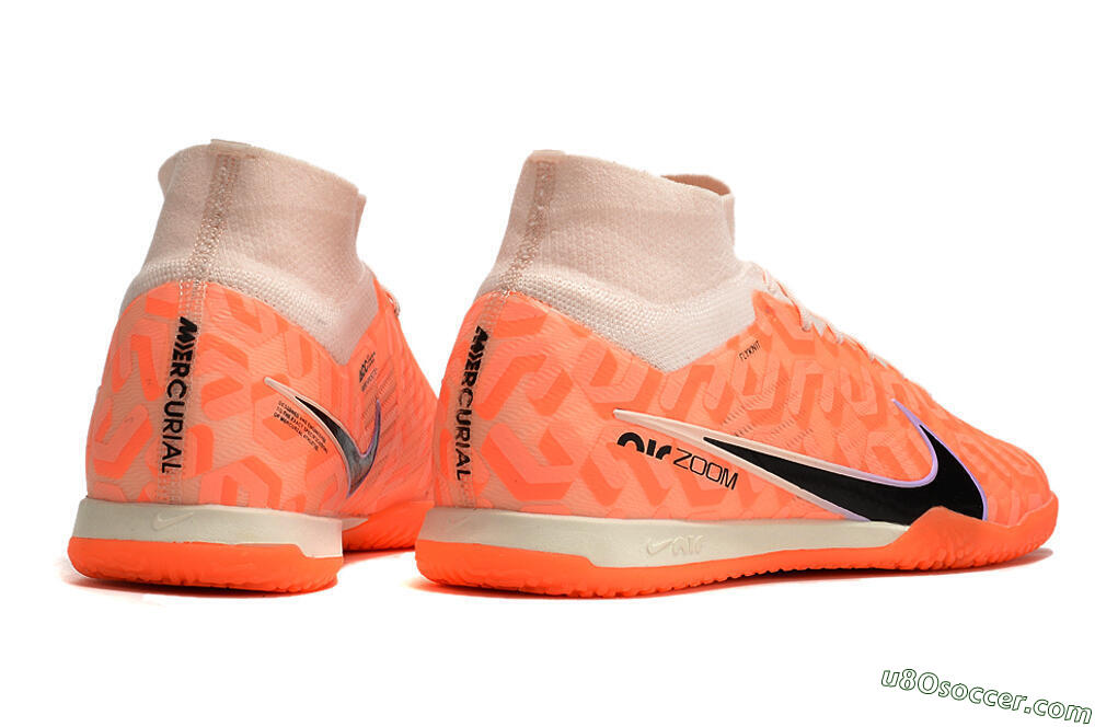 Nike Air Zoom Mercurial Superfly 9 Elite IC Indoor & Futsal Soccer Shoes - Pink/Black/Purple 6