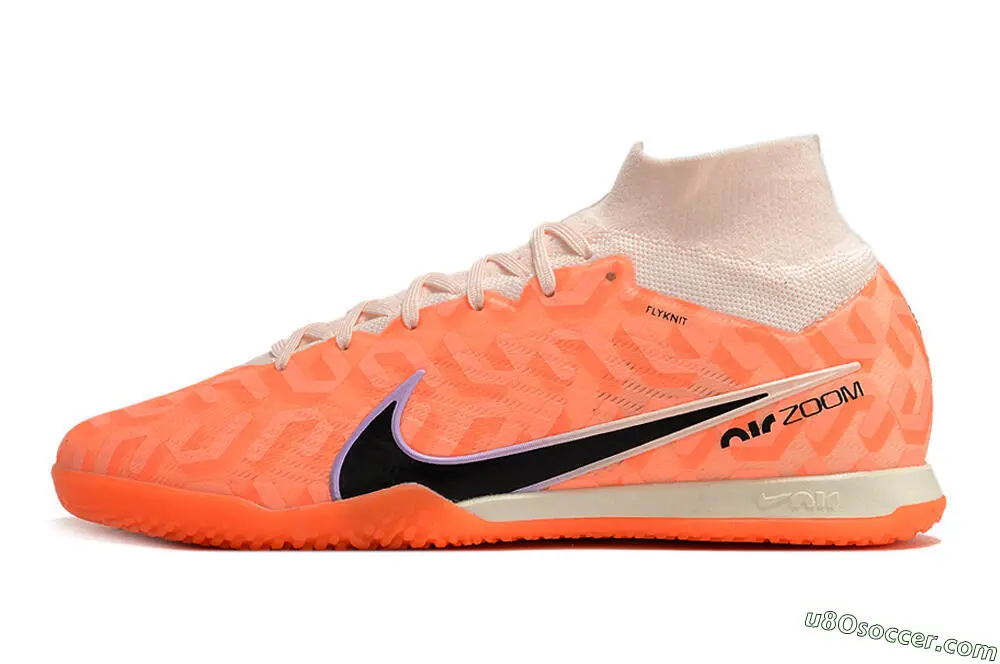 IC Indoor Futsal Soccer Shoes in Pink, Black, and Purple Nike