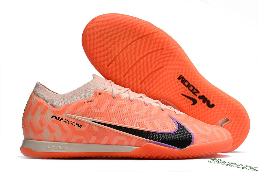 Nike Air Zoom Mercurial Vapor 15 Elite IC Indoor & Futsal Soccer Shoes - Pink/Black/Purple 1