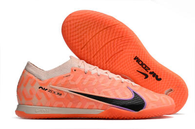 Nike Air Zoom Mercurial Vapor 15 Elite IC Indoor & Futsal Soccer Shoes - Pink/Black/Purple