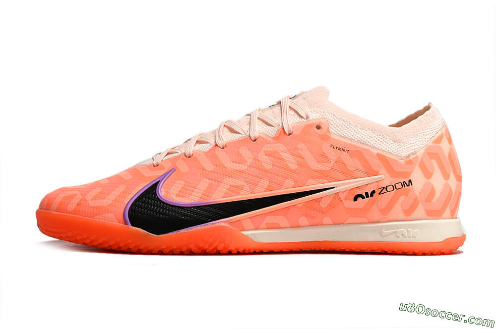 Nike Air Zoom Mercurial Vapor 15 Elite IC Indoor & Futsal Soccer Shoes - Pink/Black/Purple 2