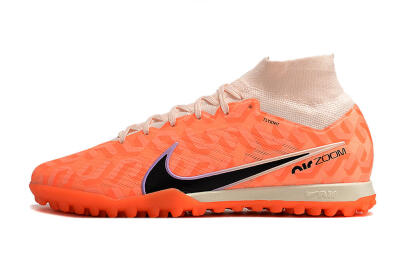 Nike Air Zoom Mercurial Superfly 9 Elite TF Artificial Turf Soccer Shoes - Pink/Black/Purple