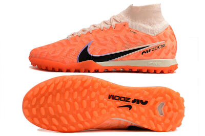 Nike Air Zoom Mercurial Superfly 9 Elite TF Artificial Turf Soccer Shoes - Pink/Black/Purple