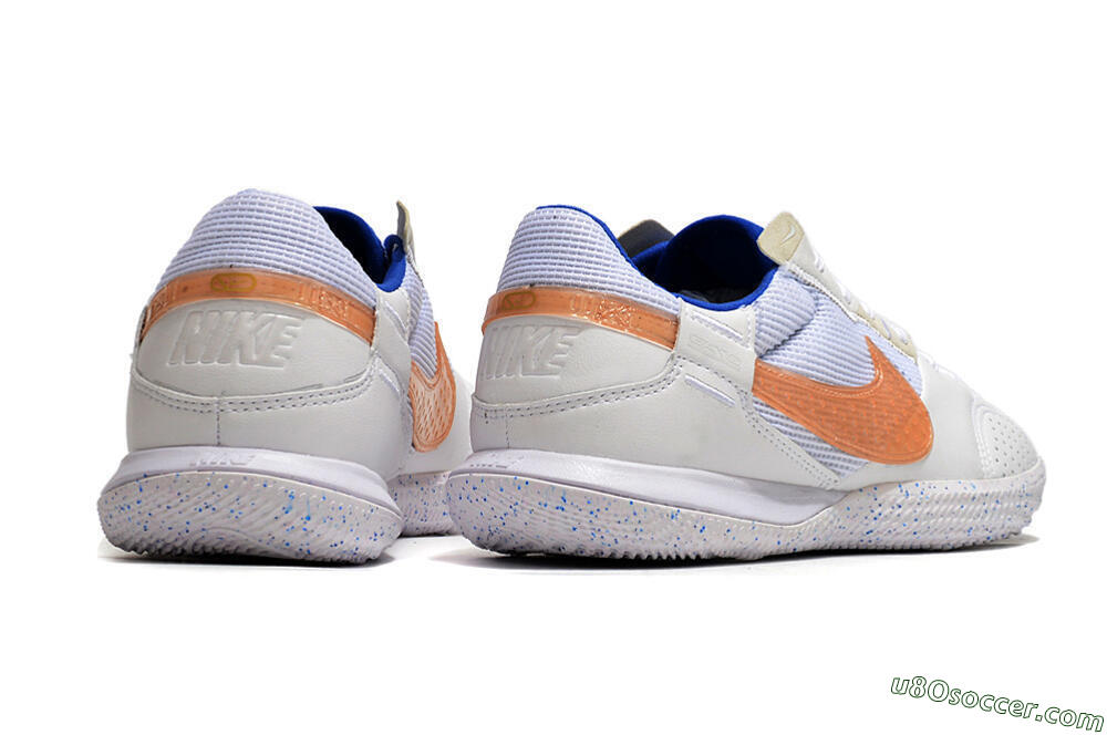 Nike Street Gato IC Indoor & Futsal Soccer Shoes - White/Pink/Blue 6