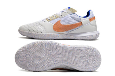 Nike Street Gato IC Indoor & Futsal Soccer Shoes - White/Pink/Blue