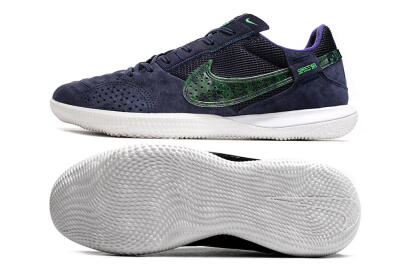 Nike Street Gato IC Indoor & Futsal Soccer Shoes - Blue/Black/Green
