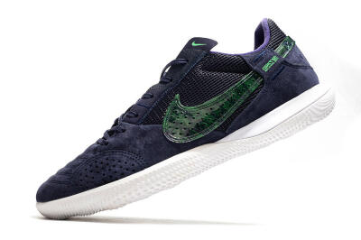 Nike Street Gato IC Indoor & Futsal Soccer Shoes - Blue/Black/Green