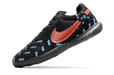 Nike Street Gato IC Indoor & Futsal Soccer Shoes - Black/Blue/Red