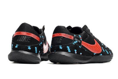 Nike Street Gato IC Indoor & Futsal Soccer Shoes - Black/Blue/Red
