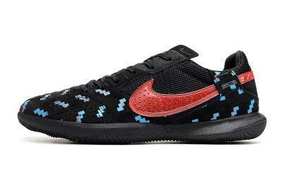 Nike Street Gato IC Indoor & Futsal Soccer Shoes - Black/Blue/Red
