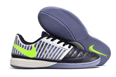 Nike Lunar Gato 2 IC Indoor & Futsal Soccer Shoes - Blue/White/Green