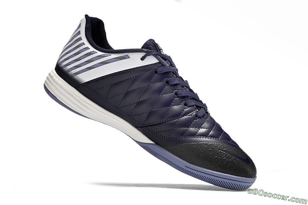 Nike Lunar Gato 2 IC Indoor & Futsal Soccer Shoes - Blue/White/Green 4