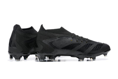 Adidas Predator Accuracy+ FG Firm Ground Soccer Cleats - Black/Black