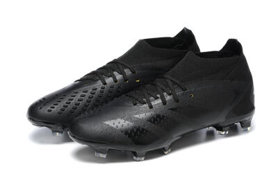 Adidas Predator Accuracy+ FG Firm Ground Soccer Cleats - Black/Black