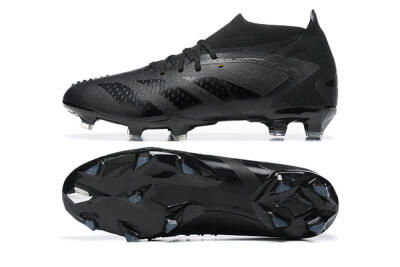 Adidas Predator Accuracy+ FG Firm Ground Soccer Cleats - Black/Black