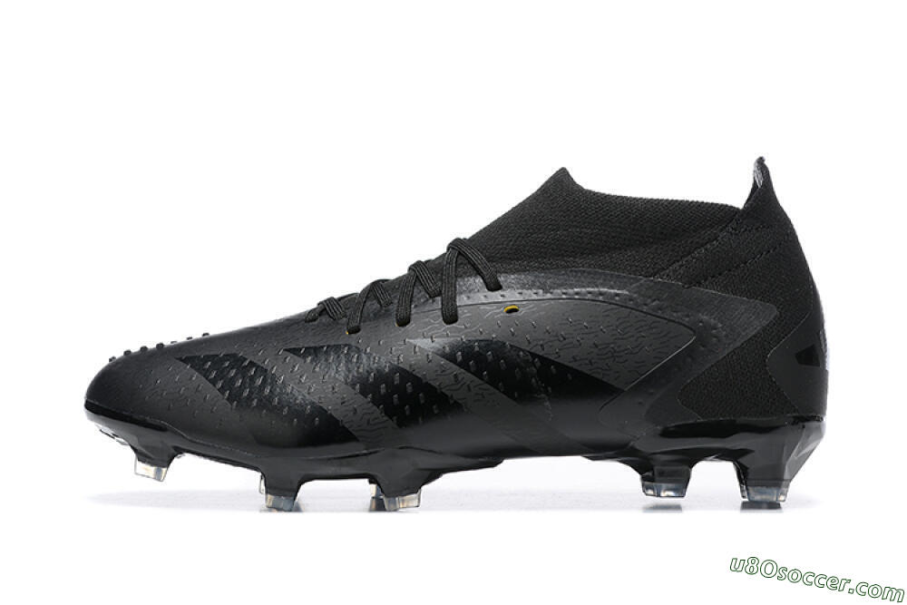Adidas Predator Accuracy+ FG Firm Ground Soccer Cleats - Black/Black 2