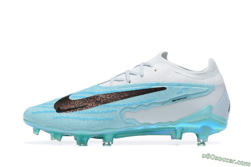 Nike Phantom GX Elite FG Firm Ground Soccer Cleats - Blue/Black/White 2