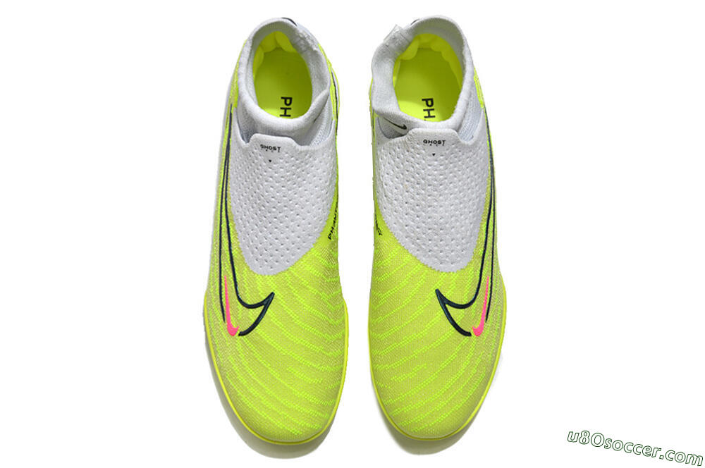 Nike Phantom GX Elite DF Link TF Artificial Turf Soccer Shoes - Green/Black/White 4