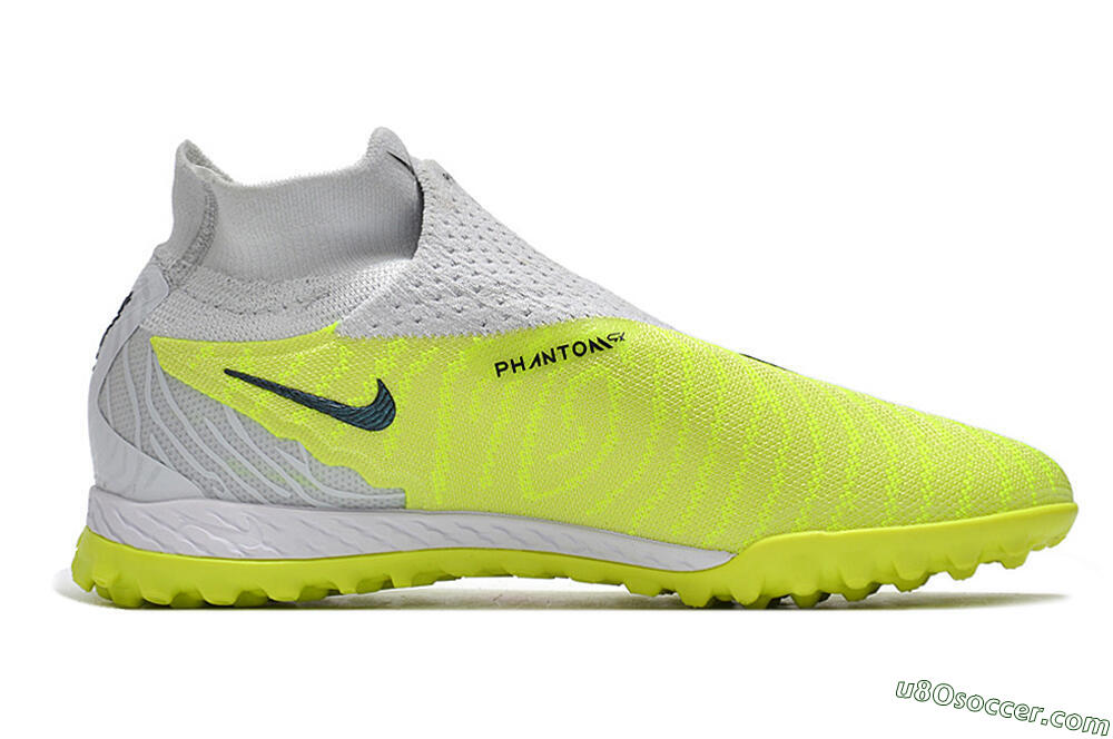 Nike Phantom GX Elite DF Link TF Artificial Turf Soccer Shoes - Green/Black/White 7