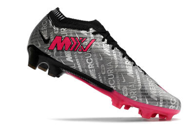 Nike Air Zoom Mercurial Vapor 15 Elite FG Firm Ground Soccer Cleats - Silver/Pink/Black