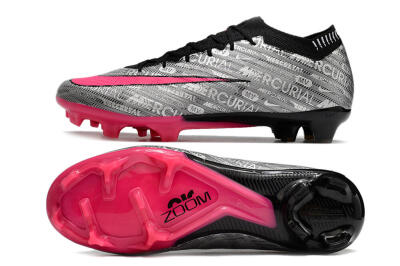 Nike Air Zoom Mercurial Vapor 15 Elite FG Firm Ground Soccer Cleats - Silver/Pink/Black