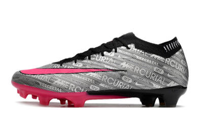 Nike Air Zoom Mercurial Vapor 15 Elite FG Firm Ground Soccer Cleats - Silver/Pink/Black