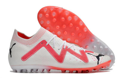 Puma Future Ultimate MG Multi Ground Soccer Cleats - White/Black/Red