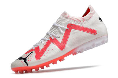Puma Future Ultimate MG Multi Ground Soccer Cleats - White/Black/Red