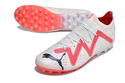 Puma Future Ultimate MG Multi Ground Soccer Cleats - White/Black/Red