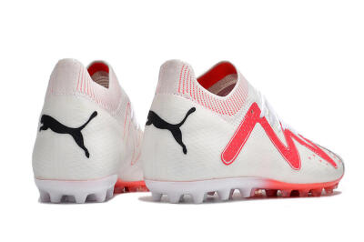 Puma Future Ultimate MG Multi Ground Soccer Cleats - White/Black/Red