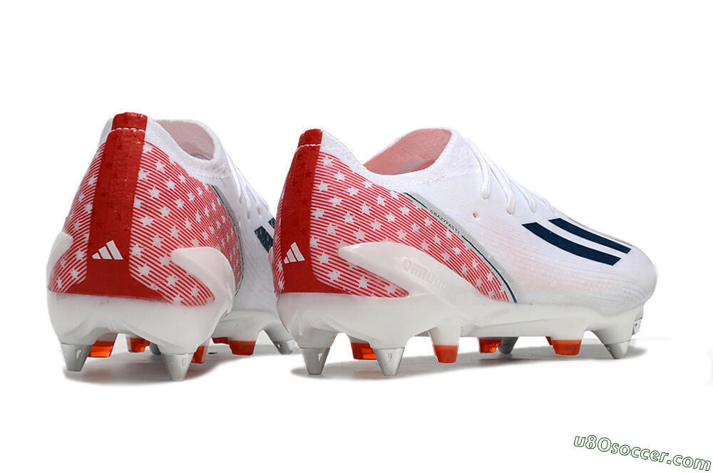 Adidas X Speedportal.1 SG Soft Ground Soccer Cleats - White/Black/Red 6